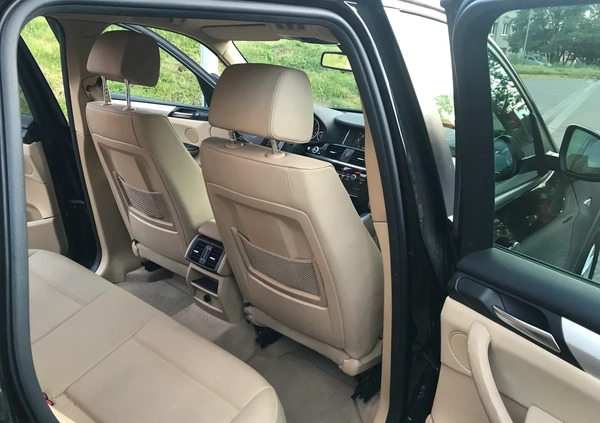 BMW X3 cena 76000 przebieg: 165560, rok produkcji 2014 z Sosnowiec małe 154